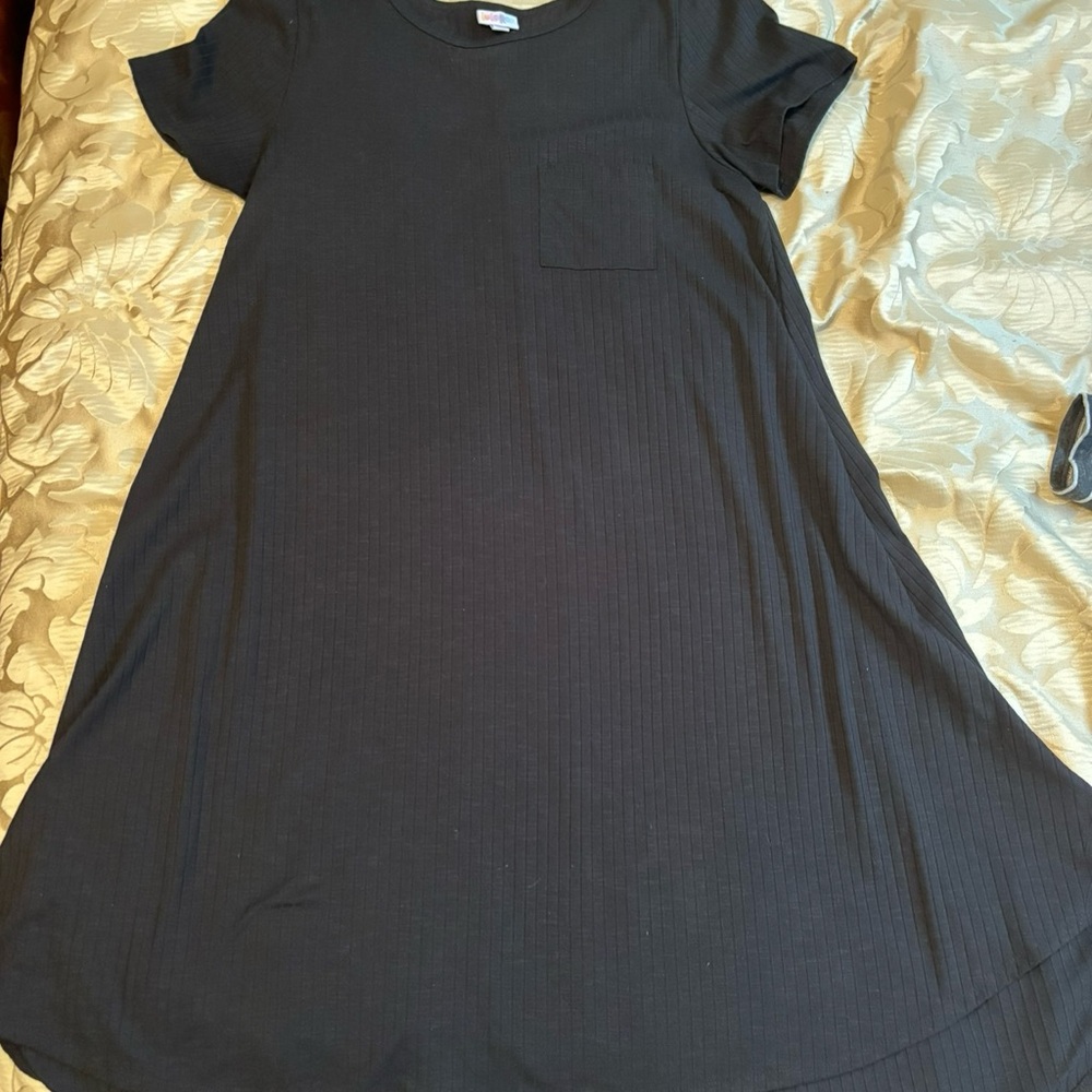 Black Casual T-Shirt Dress